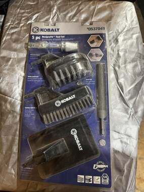 Kobalt 5-Piece ReciproFit Tool Set for Reciprocating Saws